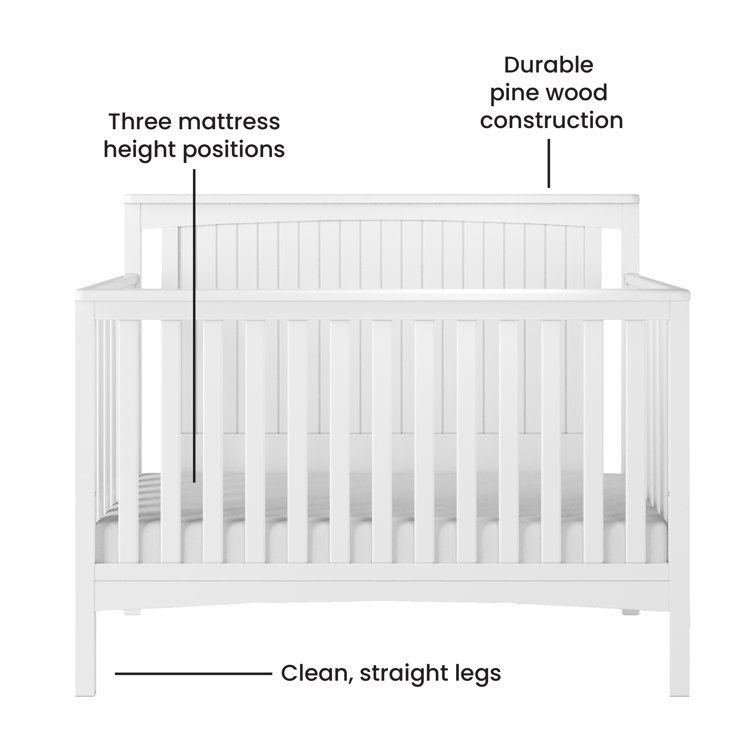 Convertible crib clearance dimensions